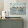 Wallity Cuadro de Claude Monet en Lienzo de Ante 70 x 100 cm